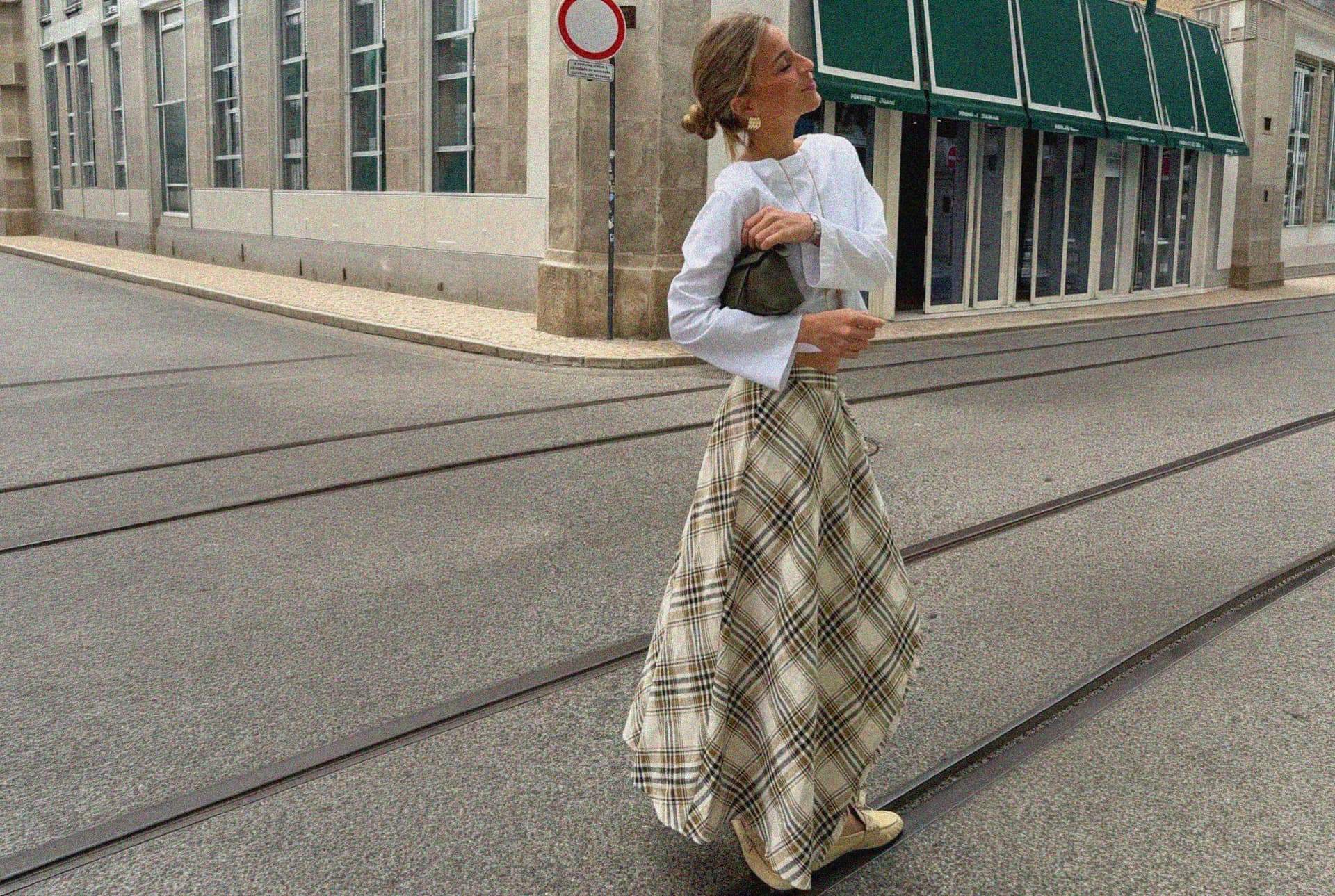 The granny skirt and heeled ballet flat are the duo defining fall fashion this year — Fashion
