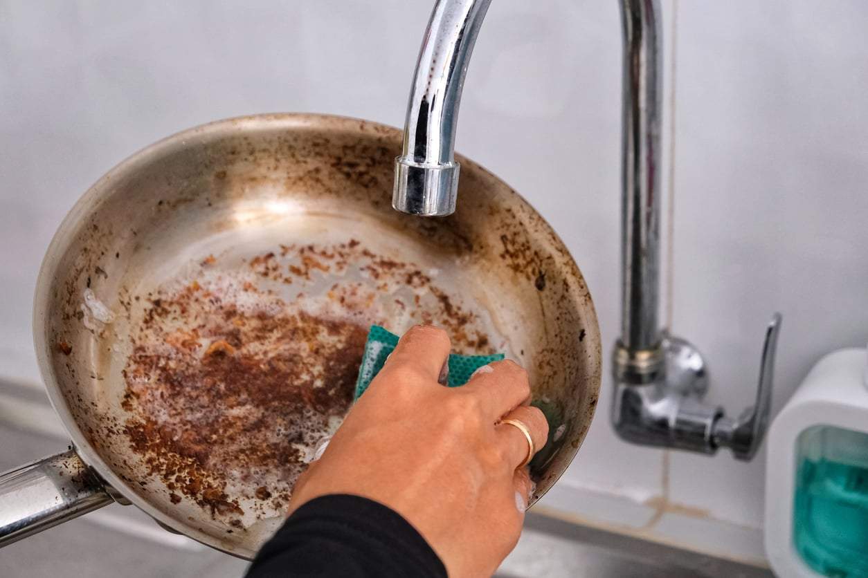 Your Non-Stick Pan Has Burnt Residue? Skip the Scrubbing — Try This Instead — Household